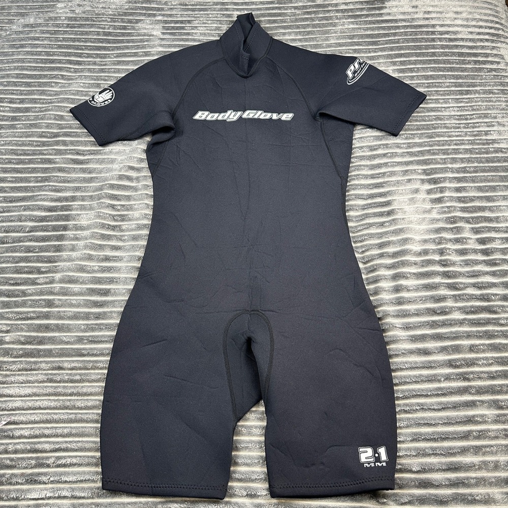 Body Glove Pro Series 2.1mm Shorty Wetsuit Mens ML Black Short Sleeve Spring